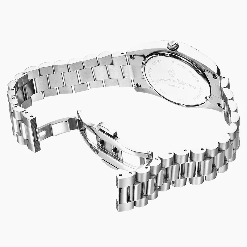 Jacques du Manoir Inspiration Business Hommes Montre Argent JWN01702