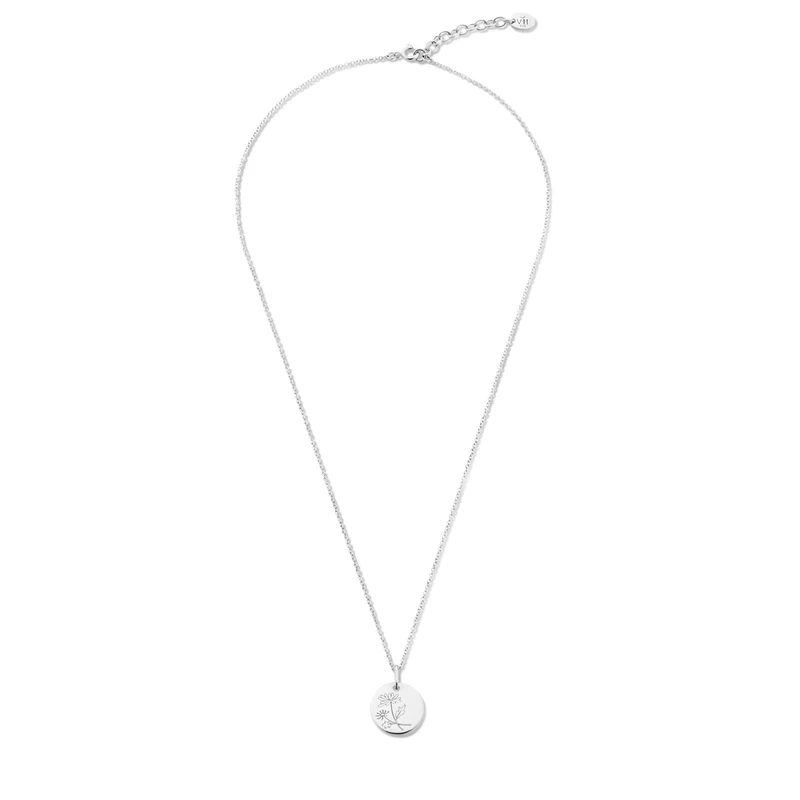 Violet Hamden Venus Collier en Argent 925 Sterling avec Fleur de Naissance VH340026-NOV