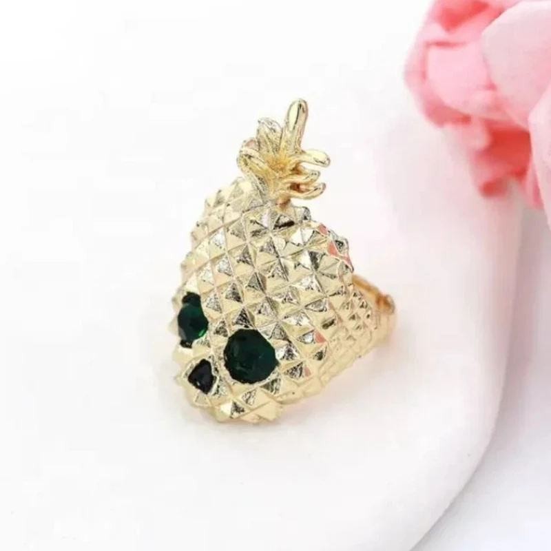 Bague Tête de Mort Ananas