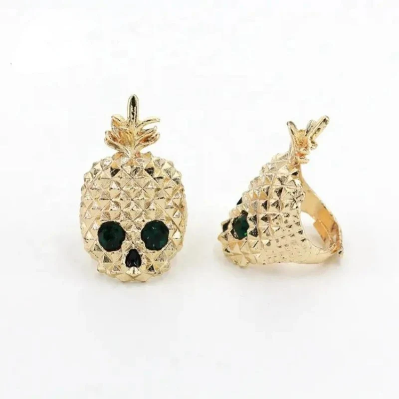 Bague Tête de Mort Ananas