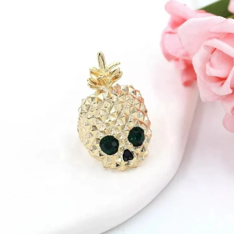 Bague Tête de Mort Ananas