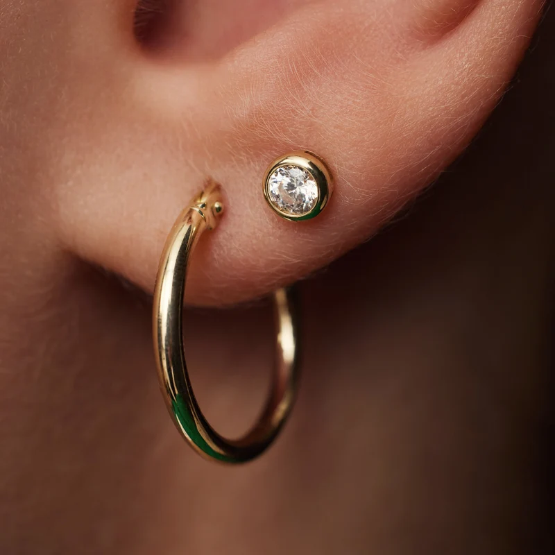 Beloro Jewels Monte Napoleone Boucles d'oreilles Or BO360012