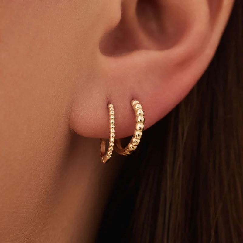 Beloro Jewels La Rinascente Femmes Creoles Or 9 carats BO360071