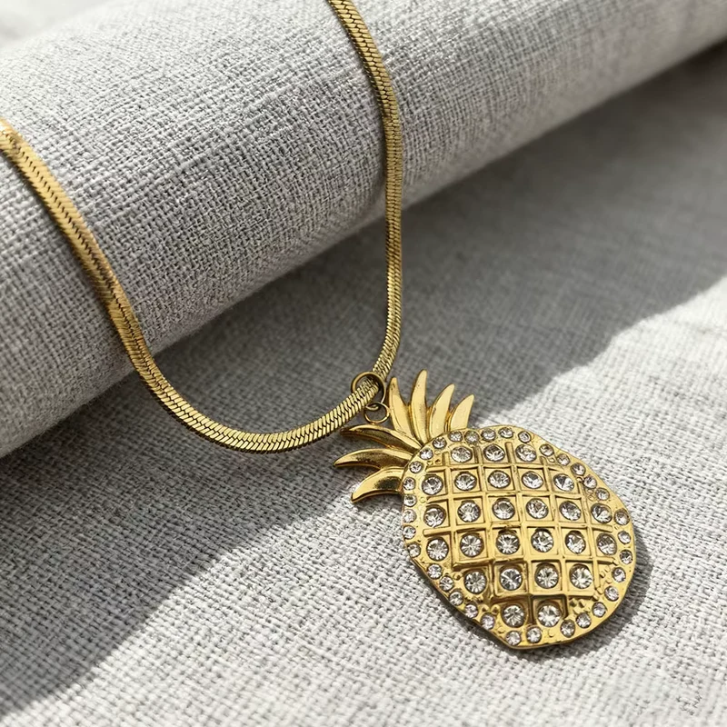 Collier Ananas Brillant