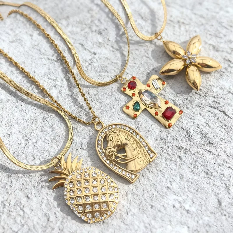 Collier Ananas Brillant