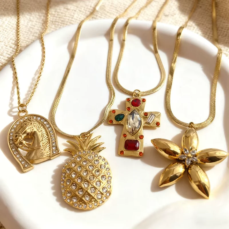 Collier Ananas Brillant