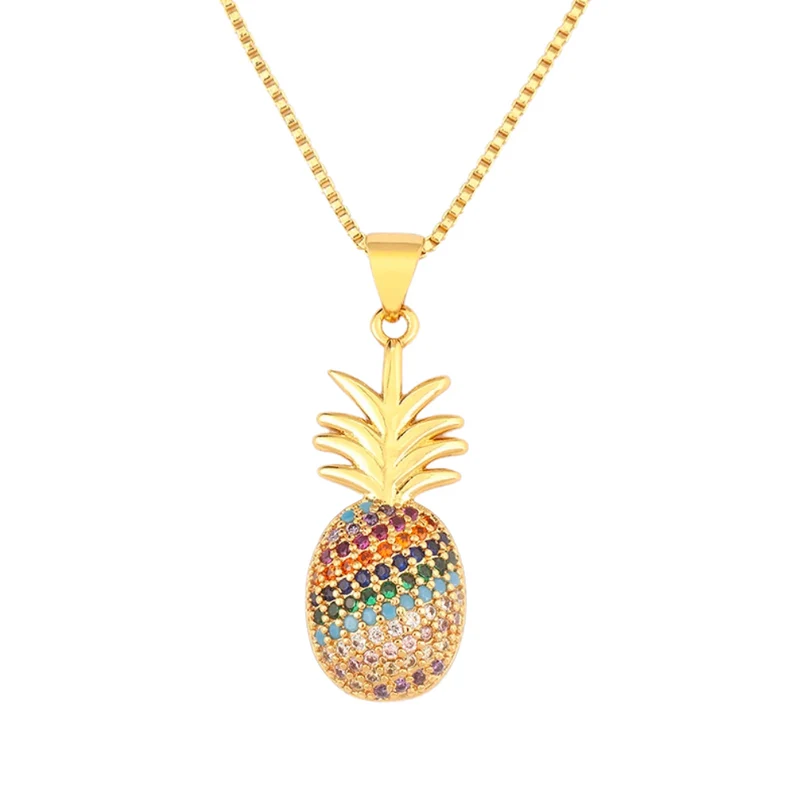Collier Ananas Couleurs