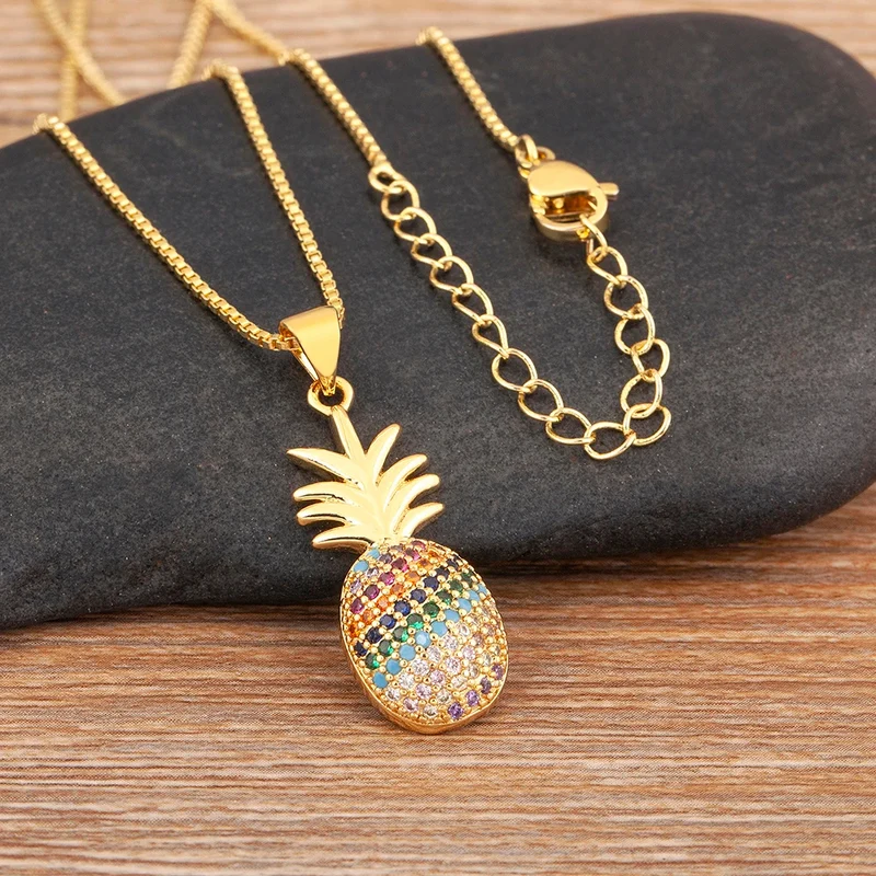 Collier Ananas Couleurs