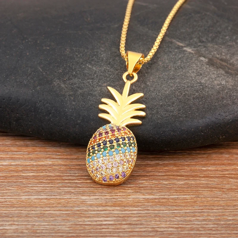 Collier Ananas Couleurs