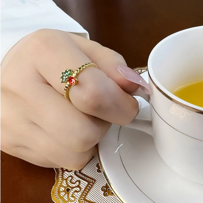 Bague Ananas Dorée