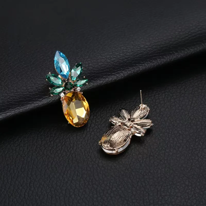Boucles d'Oreilles Ananas Originales