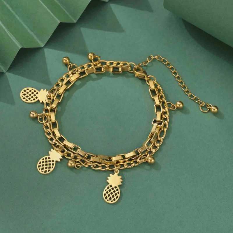Bracelet Trois Ananas