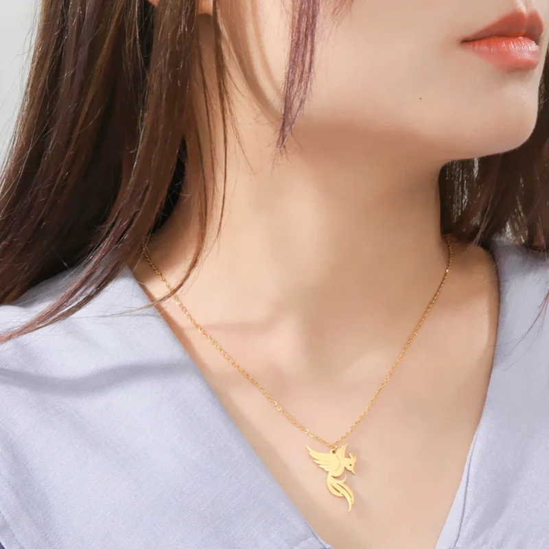 Collier Pendentif Phœnix