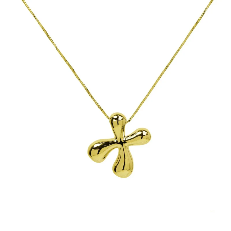 Collier Initiale Bubble