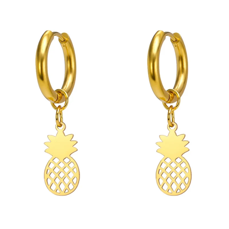 Boucles d'Oreilles Ananas Femme