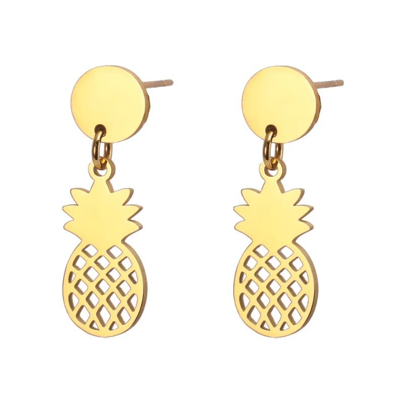 Boucles d'Oreilles Ananas Femme