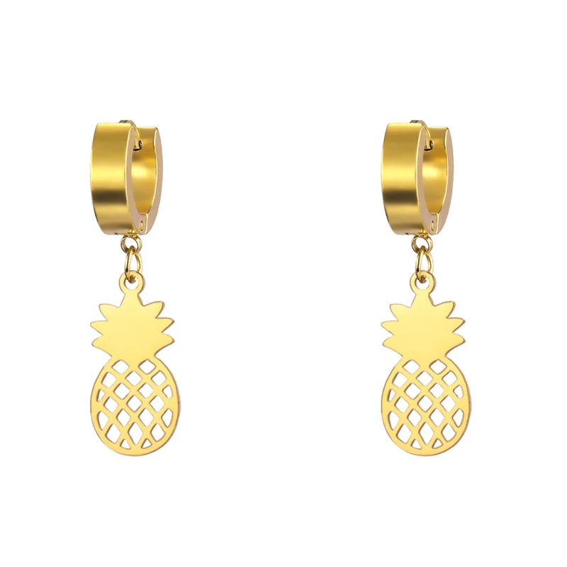 Boucles d'Oreilles Ananas Femme