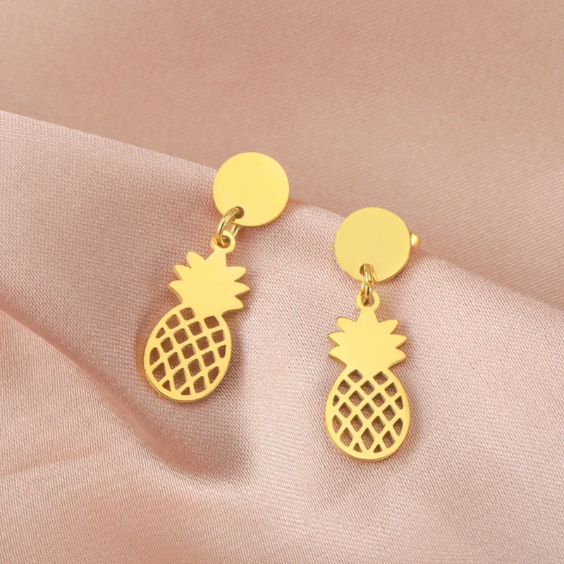 Boucles d'Oreilles Ananas Femme