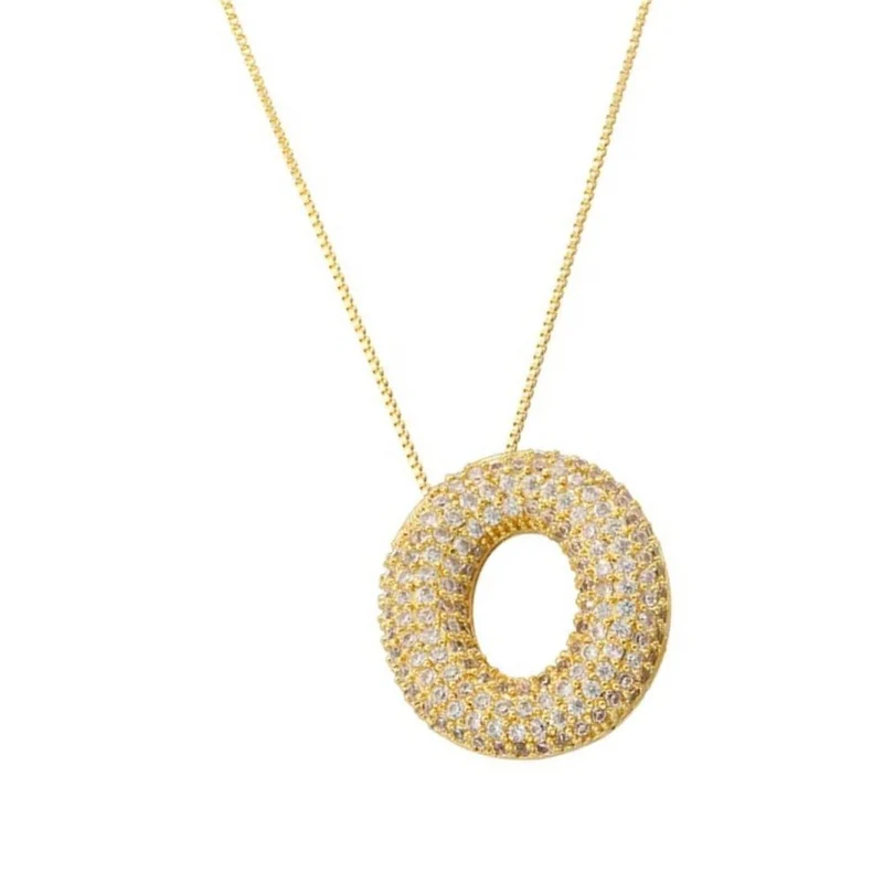 Collier Lettre Bubble