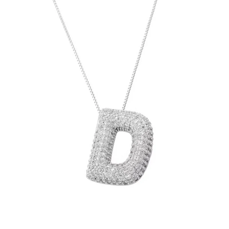 Collier Lettre Bubble