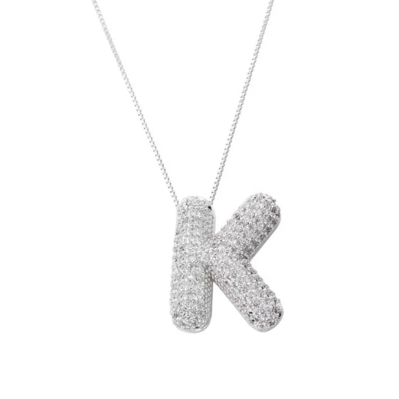 Collier Lettre Bubble