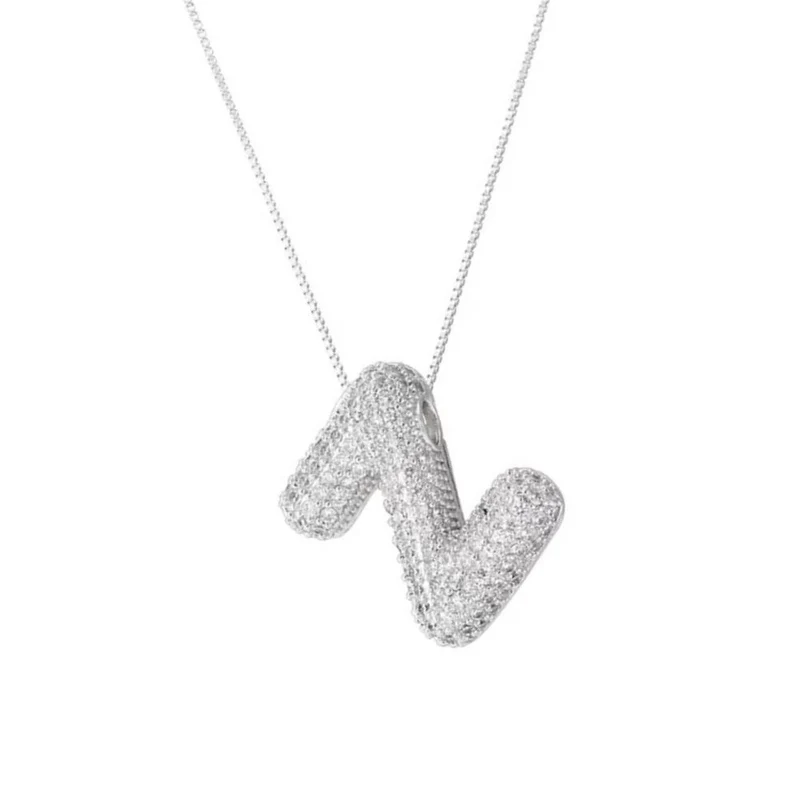 Collier Lettre Bubble