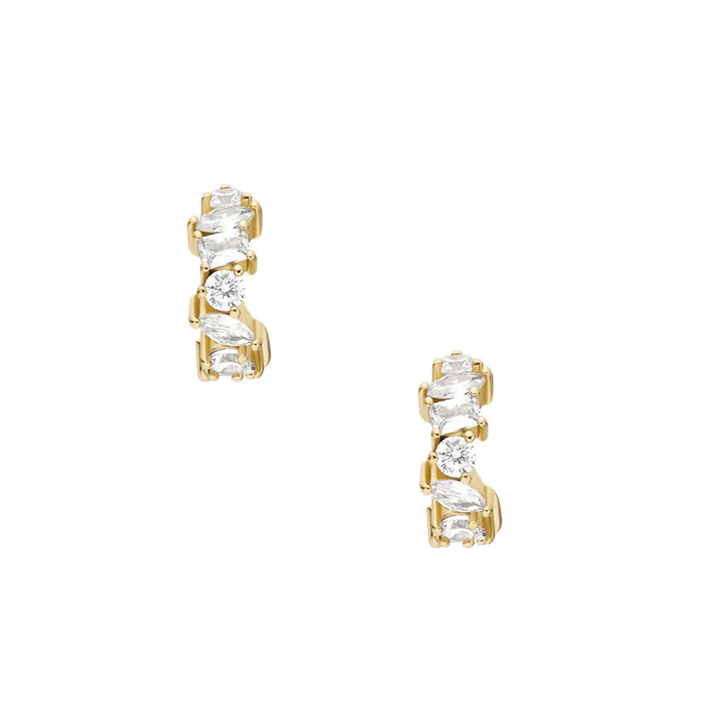 Fossil Ellis Brass Women's Earrings JA7297710