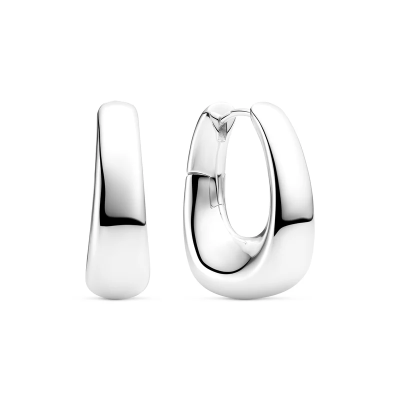 Sif Jakobs 925 Sterling Silver Borsa Pianura Grande Earrings SJ-E2621