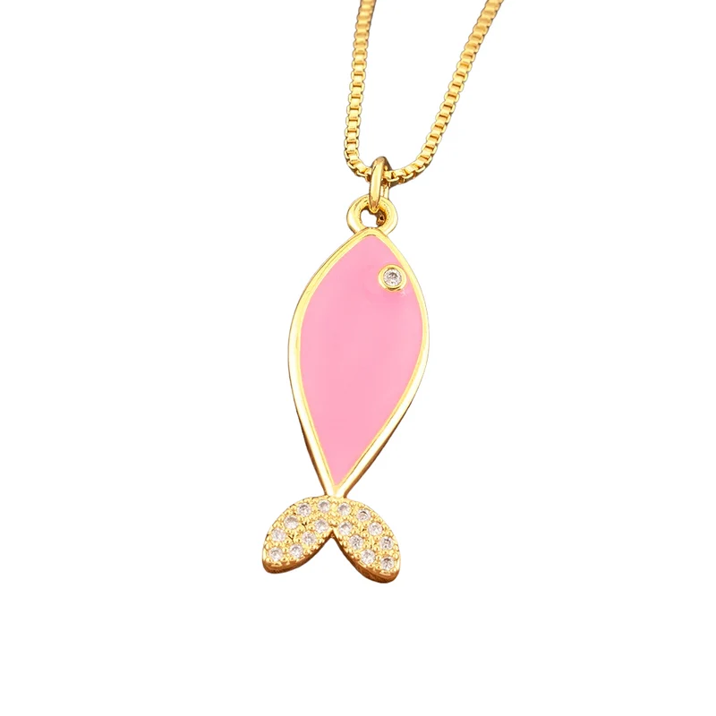 Collier Poisson Couleur
