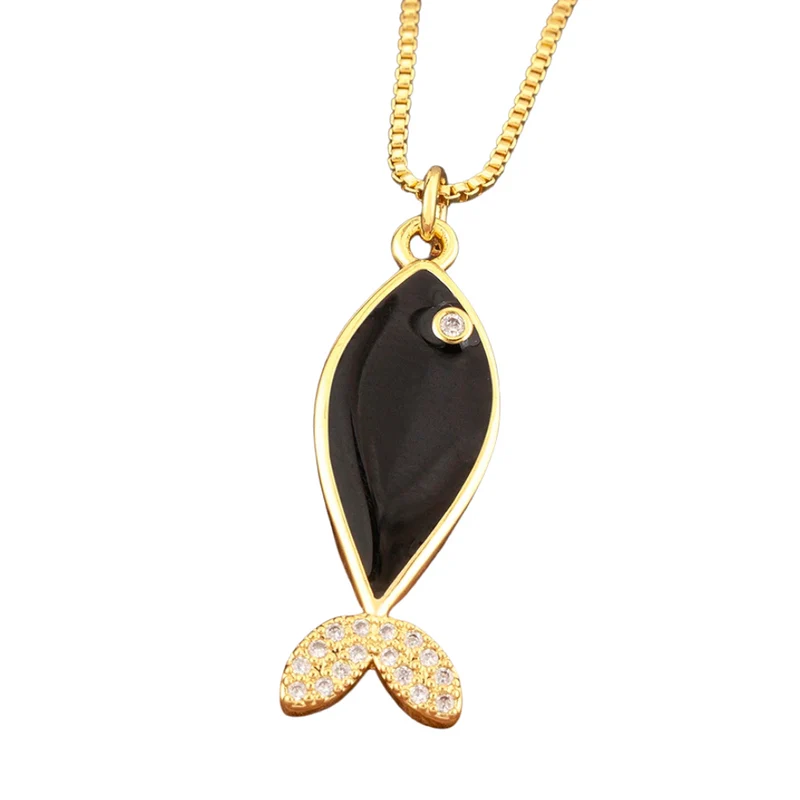 Collier Poisson Couleur