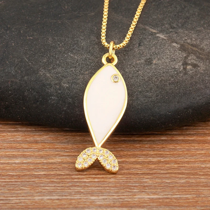 Collier Poisson Couleur