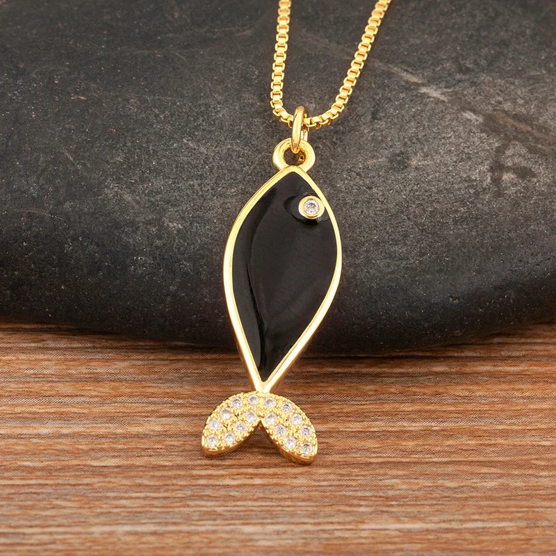 Collier Poisson Couleur