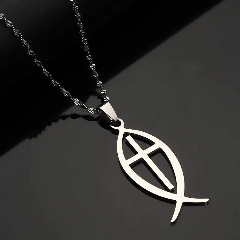 Collier Poisson Croix