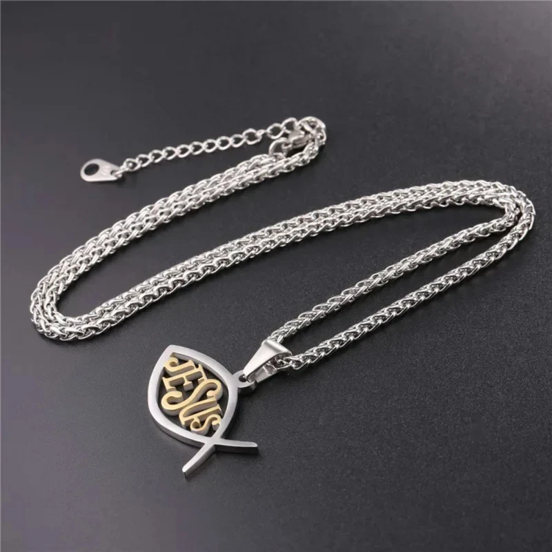 Collier Poisson Jésus