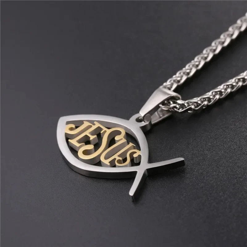 Collier Poisson Jésus