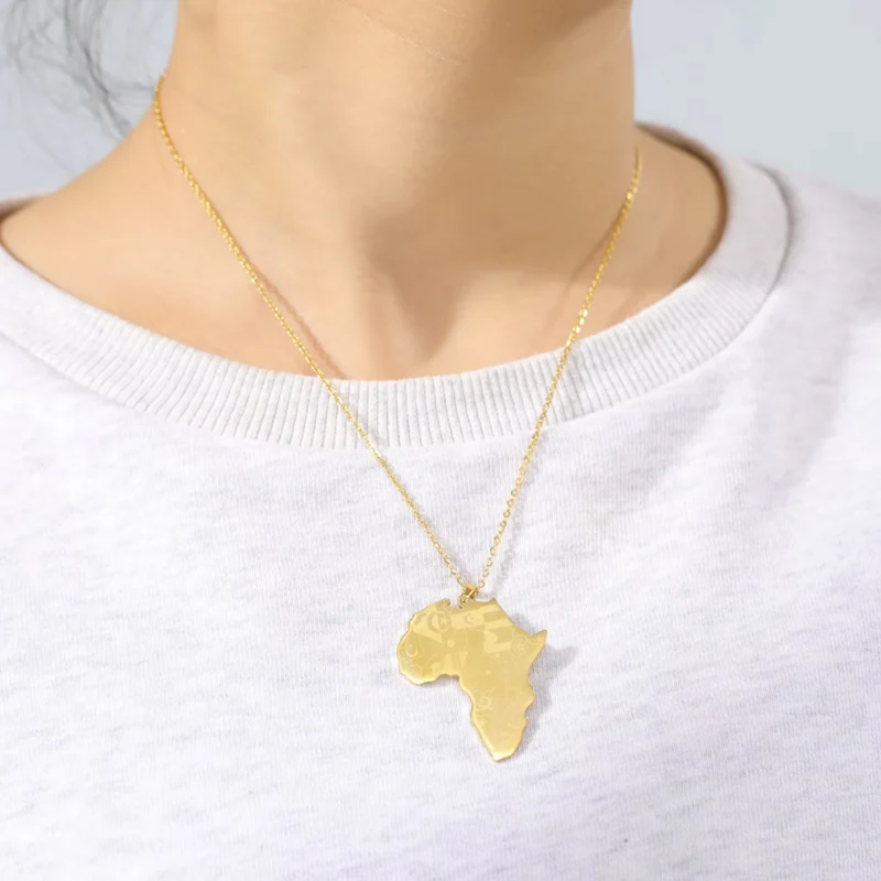 Collier Afrique Drapeaux