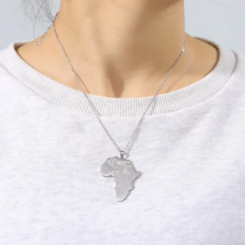 Collier Afrique Drapeaux
