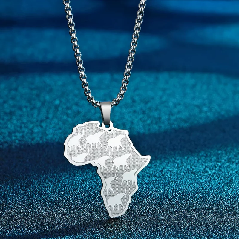 Collier Afrique Éléphant