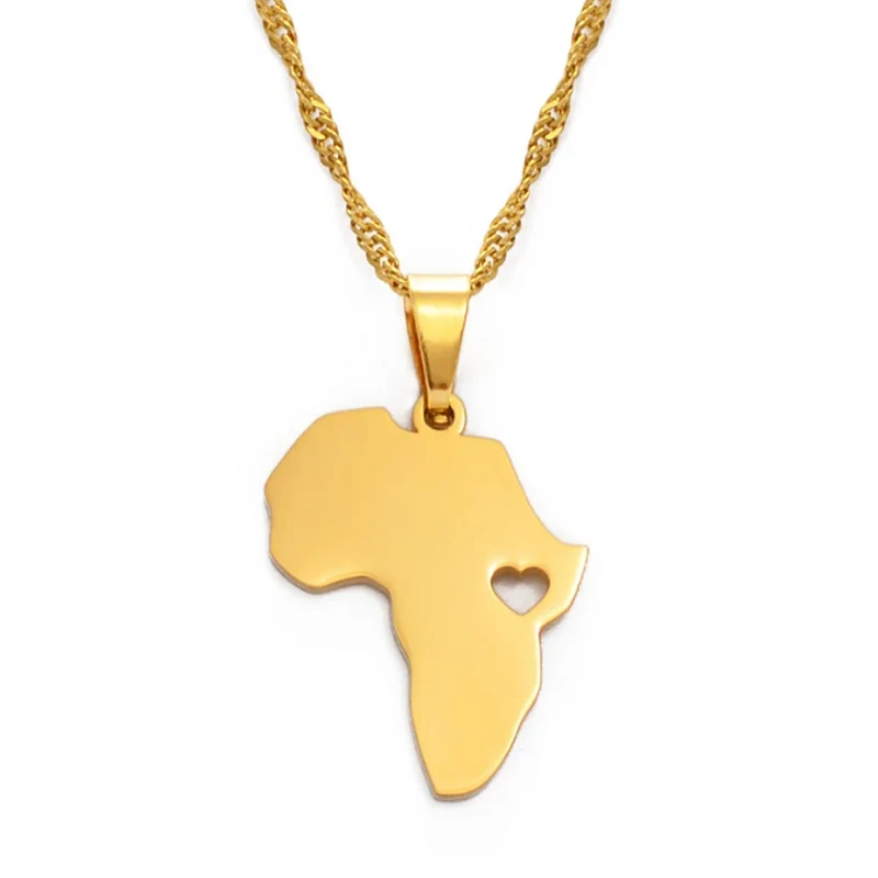 Collier Afrique Coeur