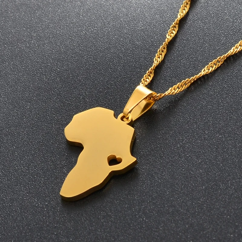 Collier Afrique Coeur