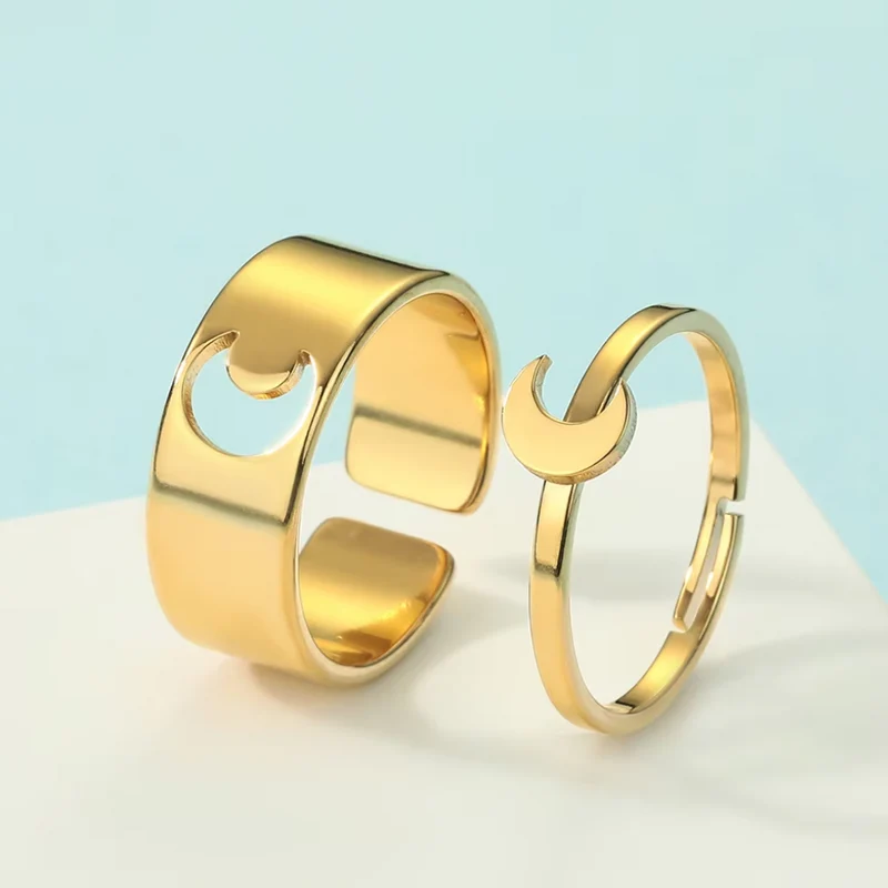 Double Bague Lune