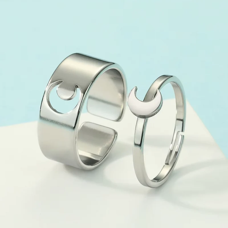 Double Bague Lune