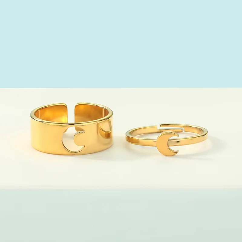 Double Bague Lune