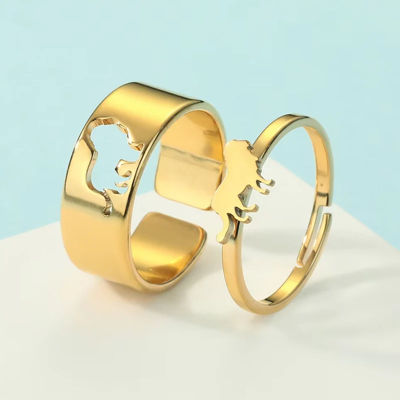 Double Bague Lion