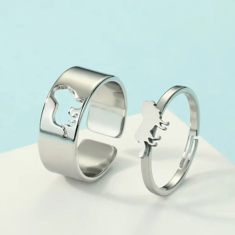 Double Bague Lion