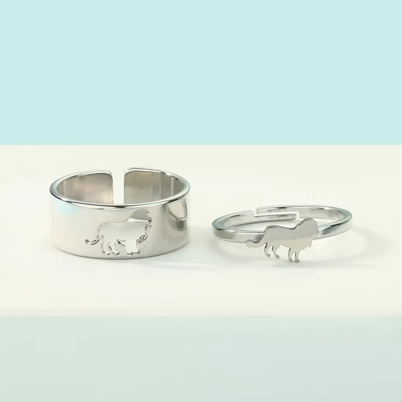 Double Bague Lion