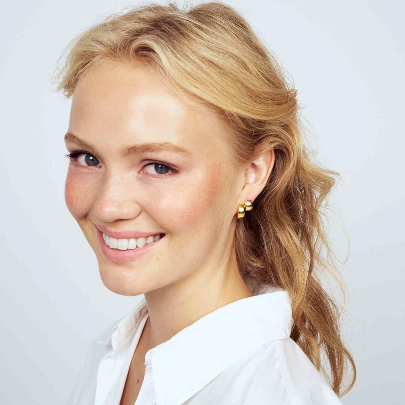 Sif Jakobs Gold Plated Largo Earrings SJ-E2715-YG