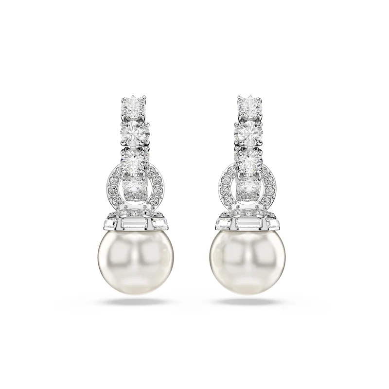 Swarovski Matrix Clous d'oreilles Matrix couleur argent 5691716