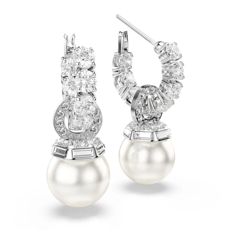 Swarovski Matrix Clous d'oreilles Matrix couleur argent 5691716