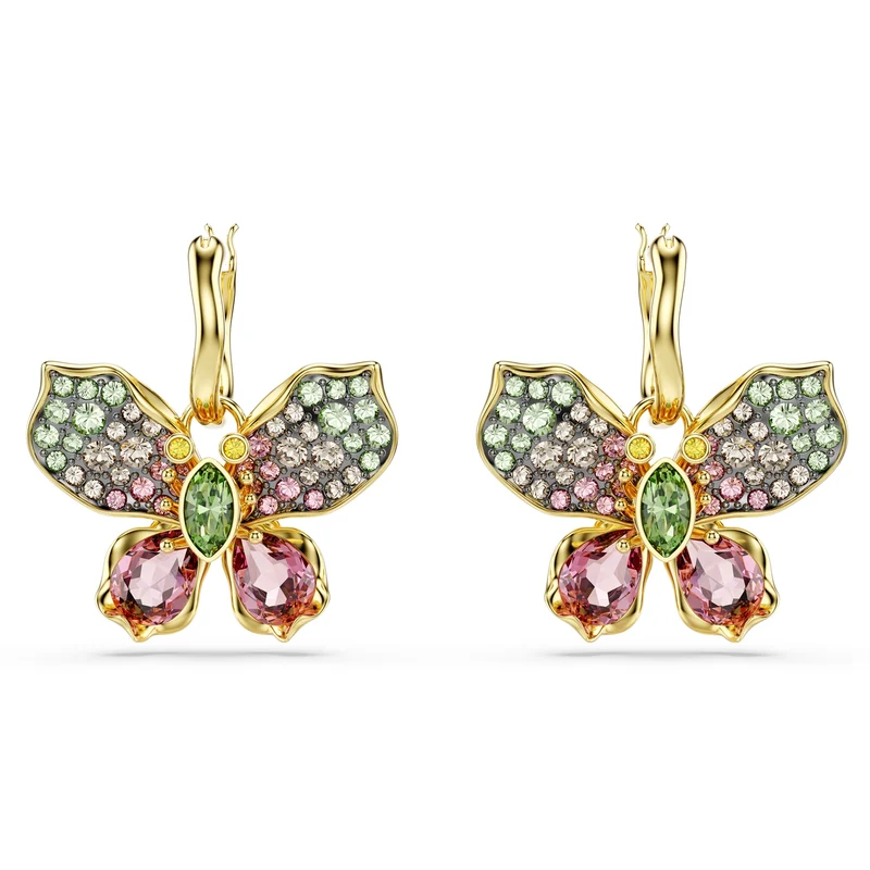 Swarovski Idylli Boucles d'oreilles papillon multicolores Idylli 5709953